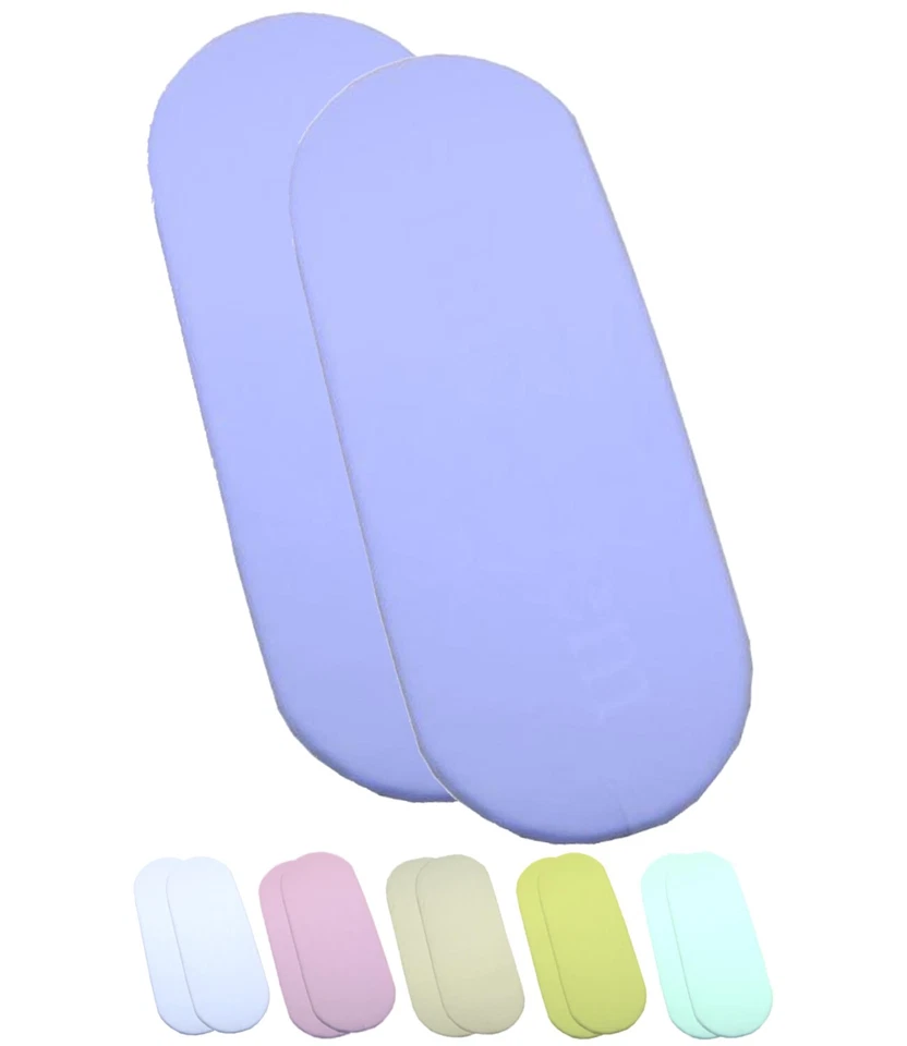 BabyPrem 67 x 30cm Moses Basket Bassinet Mattress / 2 Fitted Cotton Sheets