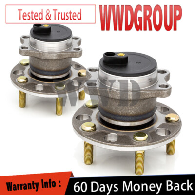2x Rear Wheel Hub Bearings For Dodge Caliber Jeep Sebring Compass Patriot FWD