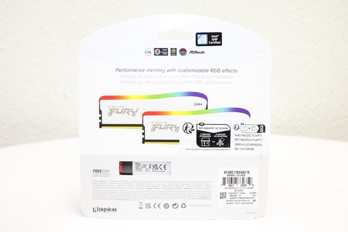 Kingston Fury Beast RGB 16GB Kit DDR4-3600 Desktop Storage Kit Nowa faktura VAT - Zdjęcie 2 z 3