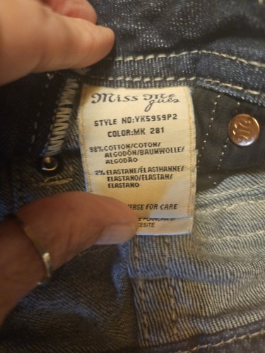 MISS ME Capri "GIRLS" Jeans-Size 16 & 26"Waist -SEE PICS 4 MEASUREMENTS!! - Picture 11 of 16