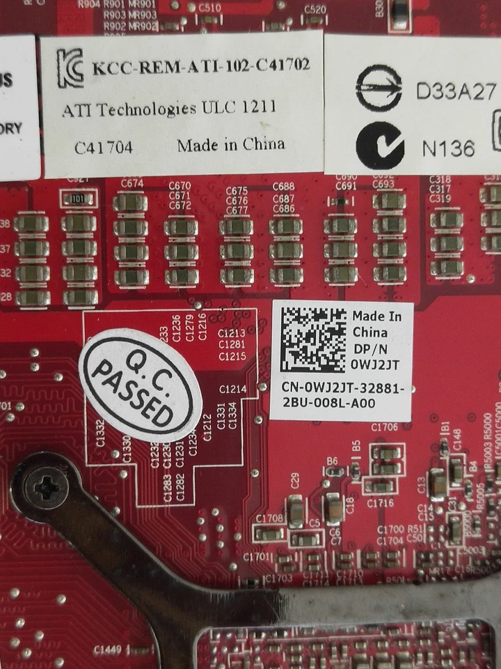 0WJ2JT WJ2JT For Dell AMD Firepro W5000 2GB GDDR5 Graphic Video Card - Image 3 of 4