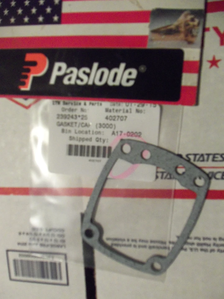"NEW" Paslode Part # 402707 Gasket, Cap