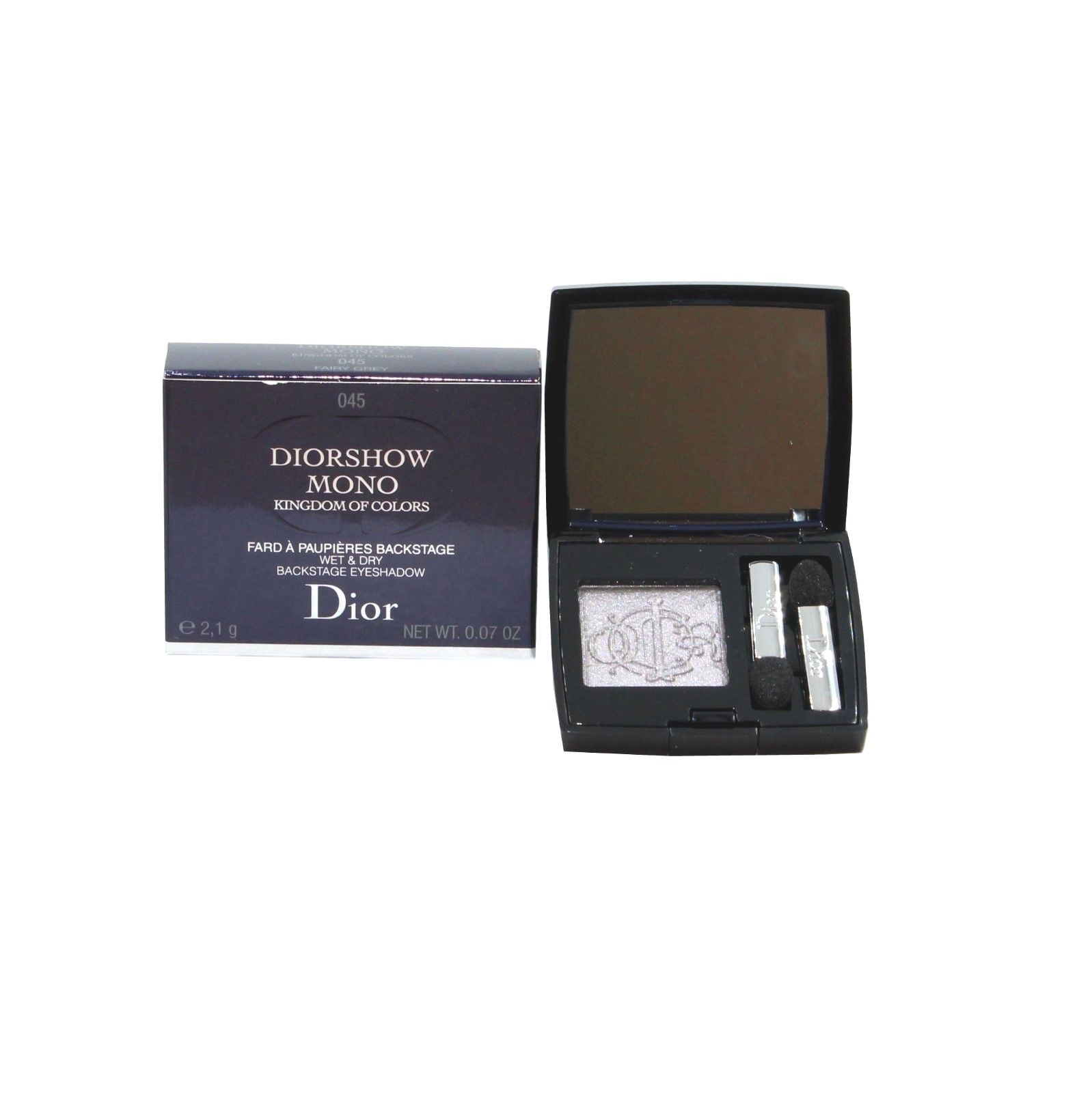 ТЕНИ ДЛЯ ВЕК DIORSHOW MONO KINGDOM OF COLORS WET-DRY BACKSTAGE 21 г 045 СКАЗОЧНО-СЕРЫЙ 12390₽