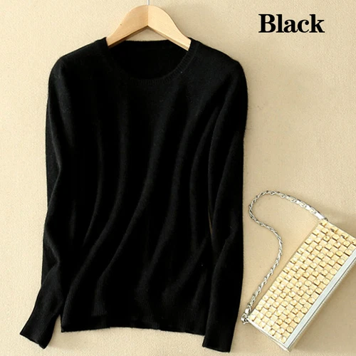 Damen Freizeit Herbst Oberteil Slim Strick Pullover Langarm Pulli - Bild 14 von 33