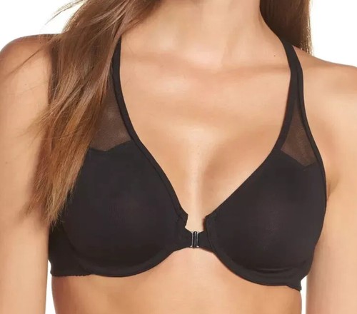 WACOAL SEAMLESS RACERBACK BÜGEL BH 65124 SCHWARZ GRÖSSE 36B.