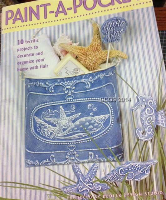 Leisure Arts Paint A Pocket Paint Patterns 10 Home Organize Project Shabby Chic - 