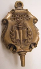 Honor Student Vintage Lapel Pin/Tie Tack roll education high school L112