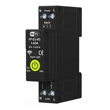 Smart WiFi Circuit Breaker with Leakage Protection and Energy Consumption Meter