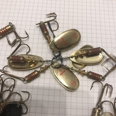 Spinner Hopper Rextar Gr. 3  Silber, Gold, Black Hornet  6,5g  oder Set