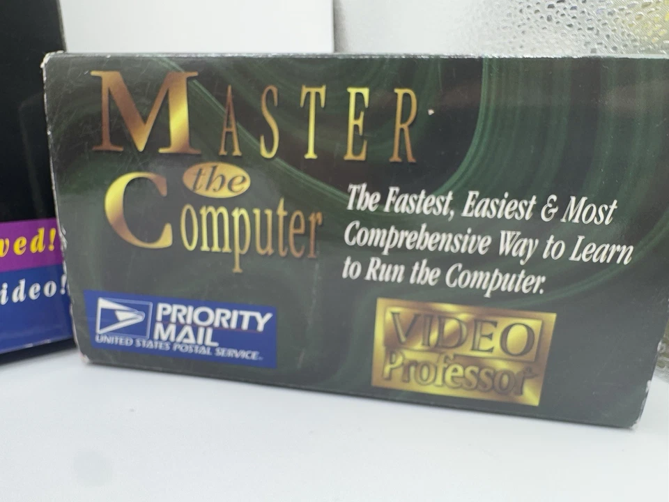 Vintage VIDEO PROFESSOR Computer Learning VHS Kit Windows 95 A Lot Of 3 Packages - Image 3 of 4