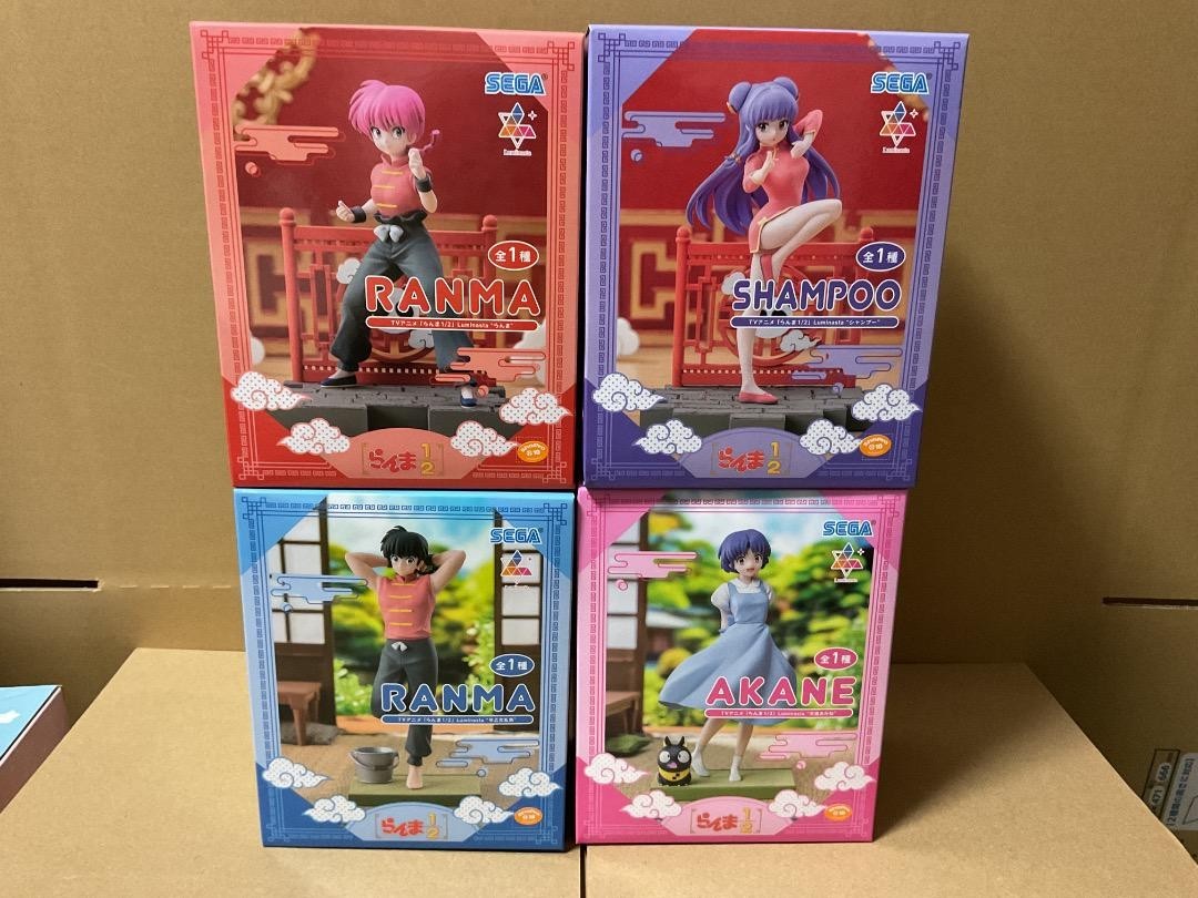 Ranma 1/2 Luminasta Ranma Shampoo Akane Tendo Figure Set