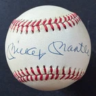 Mickey Mantle Signed Autographed Bobby Brown Era Official Rawlings Baseball JSA