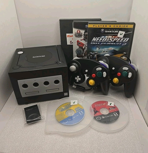 Nintendo Gamecube Console Bundle Lot ~ 2 Controllers ~ 5 Games ~ 1 Memory Card - Bild 1 von 24
