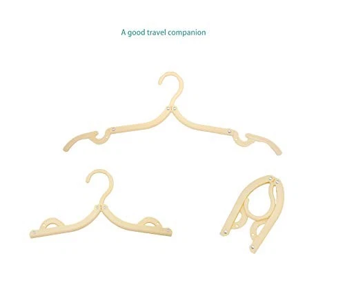 12 Pcs Portable Multifunctional Folding Clothes Hanger Travel and Business Enthu image 8