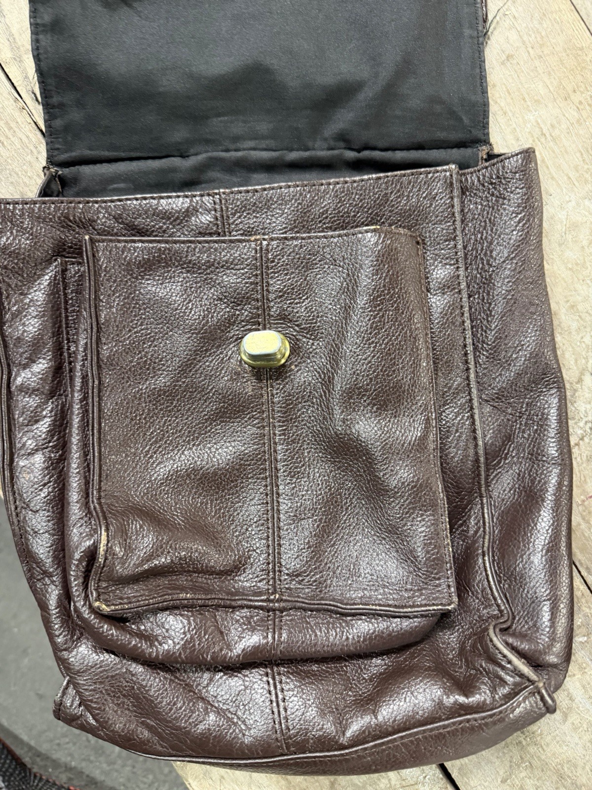 Ameri Leather Boho CrossBody Shoulder Bag Brown B… - image 3