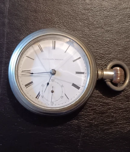 ANTIQUE FROM 1879 ELGIN HUNTING MOVEMENT POCKET WATCH 18s 7 JEWELS