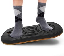 Yes4All Wobble Balance Board for Standing Desk/Anti-Fatigue Office Foam Pad -...