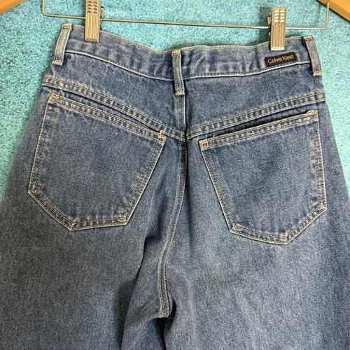 Vintage Calvin Klein Sport Damen Jeans Größe 4 passt 26x28 Denim Blau Made in USA - Bild 10 von 12