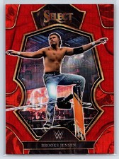 2023 Panini Select WWE #192 Brooks Jensen Red Wave