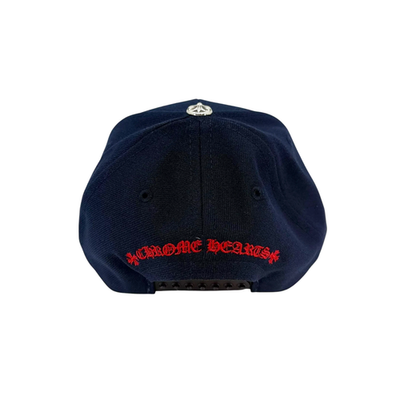 Chrome Hearts CH Baseball Cap Navy/Red | eBay