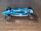 Vintage 1969 Hot Wheels Redline Shelby Turbine Aqua Blue HK Rare Indy Race Car