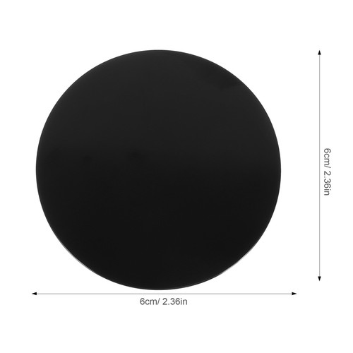 Scrying Divination schwarzer Obsidian Scrying Spiegel Meditationswerkzeuge - Bild 7 von 12