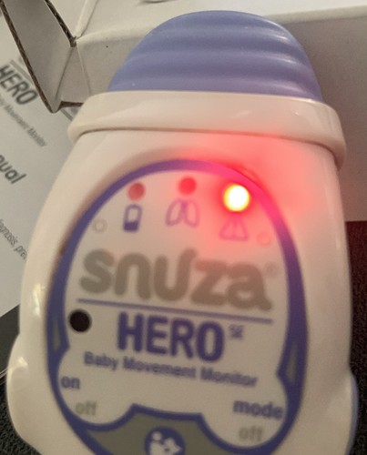 Snuza Hero SE monitor portatile Baby MOVEMENT/clip-on senza fili nuovo scatola aperta - Foto 3 di 15