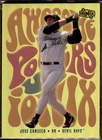 2000 UD Ionix #AP13 Jose Canseco Awesome Powers