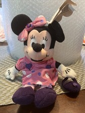 Feb Birthstone Minnie Bean Bag The Disney Store