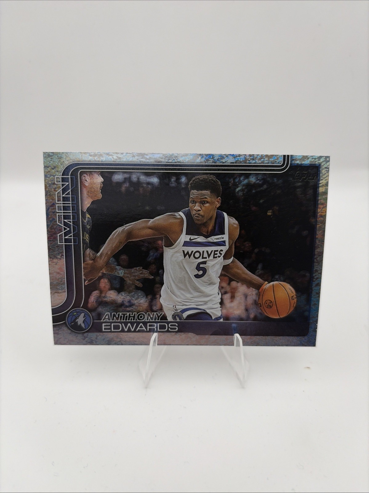 2025 NBA Topps Anthony Edwards Sand Glitter #108 Timberwolves