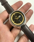 Seiko 5, Automatic Watch, Vintage, Men, 6319A, 21J, Day-Date, Black Dial, 1970s-