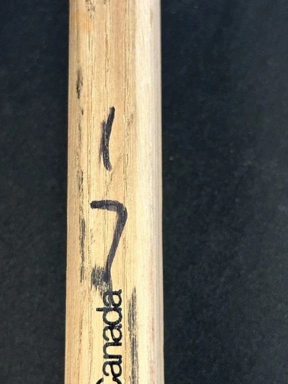 Mike Foligno Game Used Signed 1979-1982 Detroit Red Wings Louisville Hockey #242 - Image 2 of 3