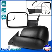 Fits 1998-2001 Dodge Ram 1500 98-02 Ram 2500 3500 Power Heated Towing Mirrors Fits 1998-2001 Dodge Ram 1500 98-02 Ram 2500 3500 Power Heated Towing Mirrors