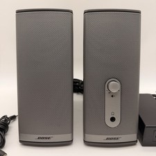 BOSE Companion 2 Series II Speakers w/ Bluetooth Adapter  Extra Cords WORKING  