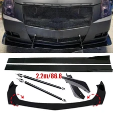 Front Bumper Lip Spoiler Splitter Car Body Rear For Cadillac CTS ATS