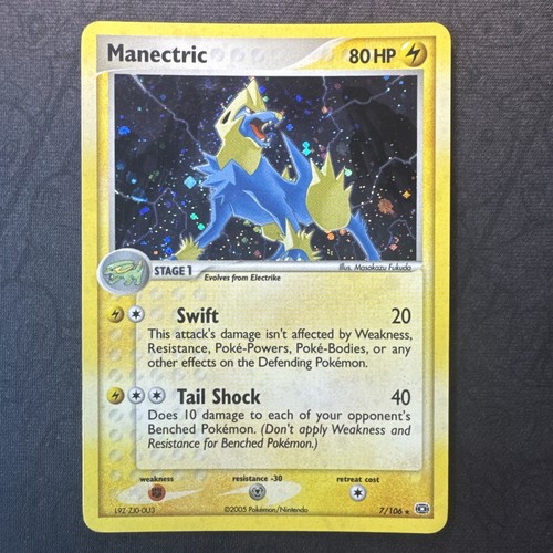 Manectric 7/106 EX Emerald Holo Pokemon