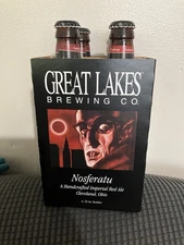 Great Lakes Brewing Co "Nosferatu" 12oz Bottle 4-pack empty bottles