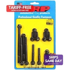 Arp 154-1504, Kit Black Chromoly Sbf Timing Cover & Water Pump Bolt Kit Performa