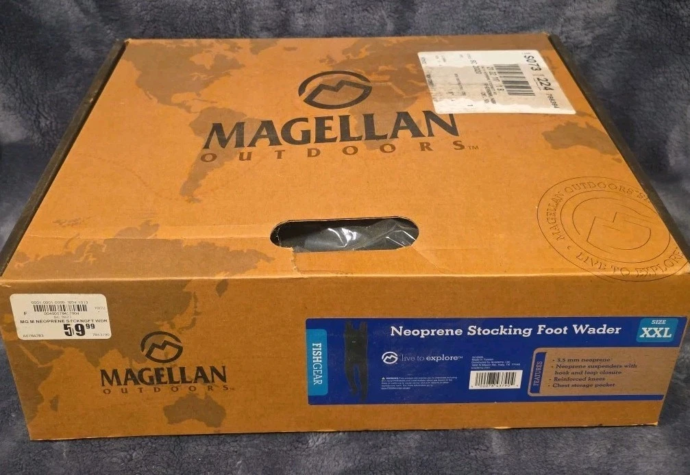 Magellan Outdoors Neoprene Stocking Foot Wader - Size XXL-New In Box