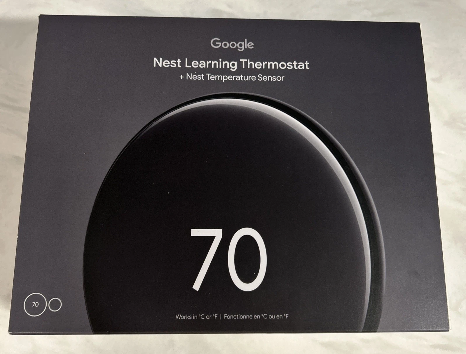Google Nest Learning Thermostat 4th Gen + Sensor Smart WiFi Programmable
