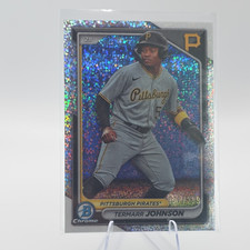 Topps 2024 Bowman Chrome Prospects Termarr Johnson Pirates Speckle #BCP-24 /299