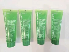 Peter Thomas Roth Cucumber Gel Mask Extreme De Tox Hydrator Aloe 1.0 oz Lot of 4