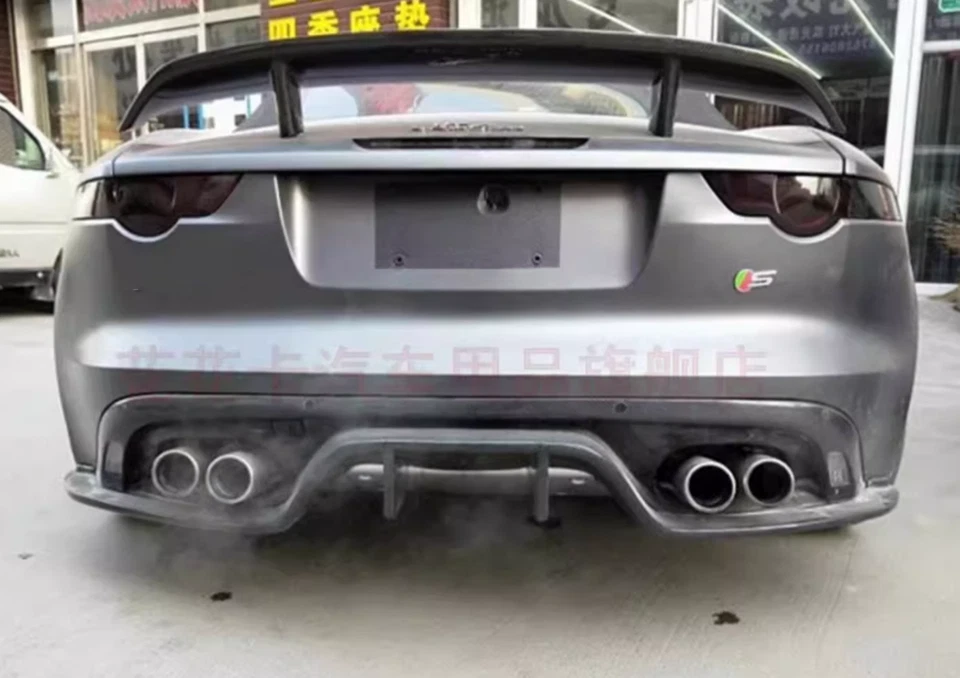 1SET Real Carbon Fiber Exterior Decoration Kit For Jaguar F-TYPE 2013-2019 — 第 4/4 张图片