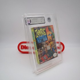 NES Nintendo ZOMBIE NATION - GRADED 9.0 A & 85! NEW & Factory Sealed +H-Seam!