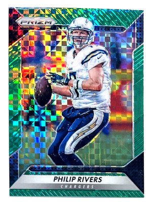 2016 Panini Prizm Football #66 Philip Rivers Green Power /49