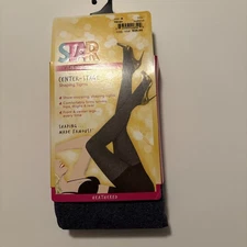 SPANX Star Sz A Heathered Stocking Tights Shaping Tights Firms Tummy Hips Thighs