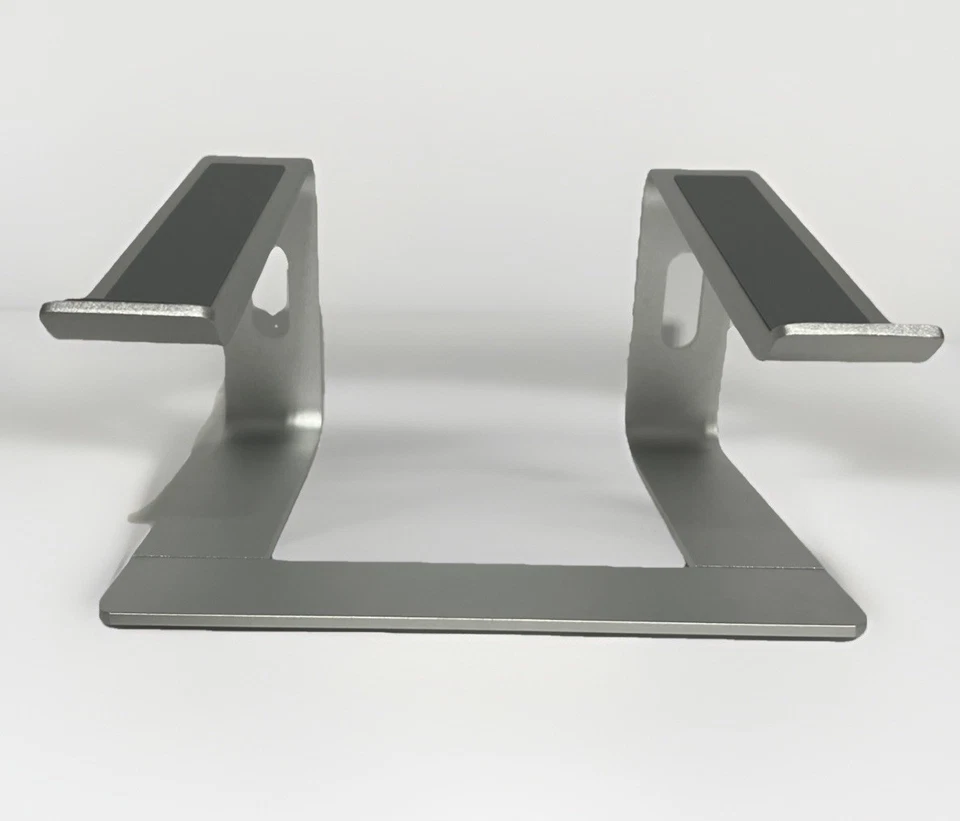 Soundance Laptop Stand Aluminum Computer Riser Ergonomic Laptop Silver NIB - Image 3 of 4