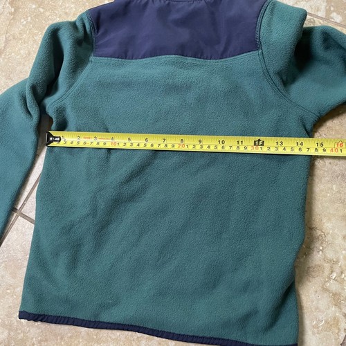 Sudadera con capucha polar Vineyard Vines cremallera cuarto azul azulado niños talla 7 - Imagen 6 de 6