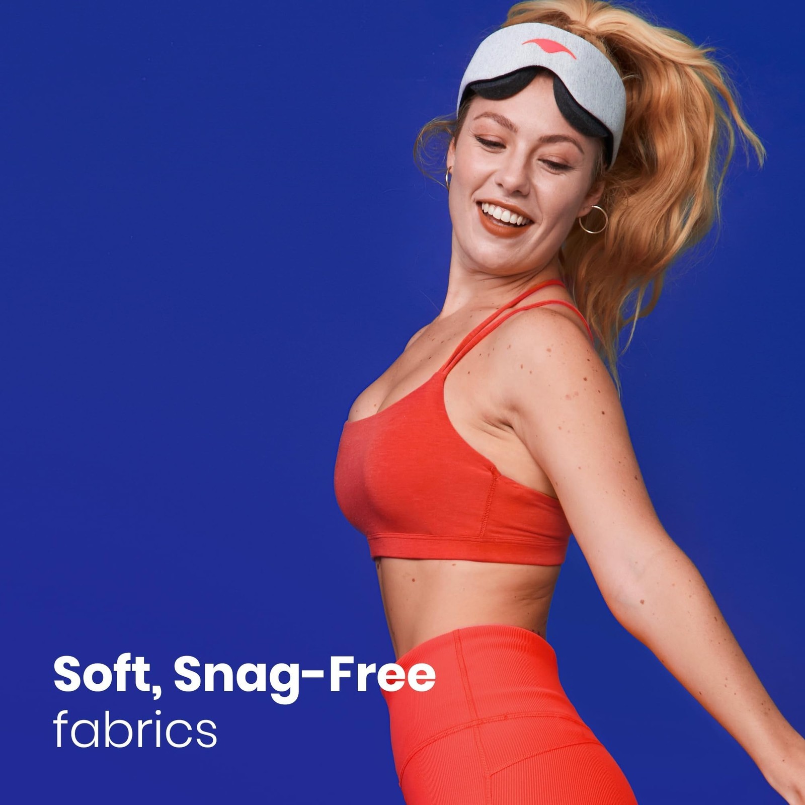 Light Blocking Sleep Mask Adjustable Detachable Eye Cups Comfortable Travel