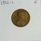 1920-S Lincoln Wheat Cent San Francisco Mint Fine